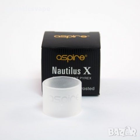 Authentic Aspire Nautilus X Glass Tube Frosted стъкло на аспаер, снимка 2 - Аксесоари за електронни цигари - 23413225