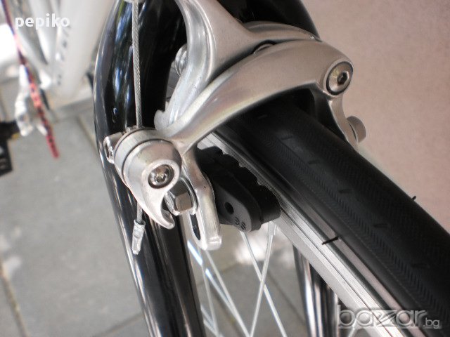 Продавам колела внос от Германия шосеен велосипед сингъл спиид фикс бял модел 2020г , снимка 14 - Велосипеди - 10061727
