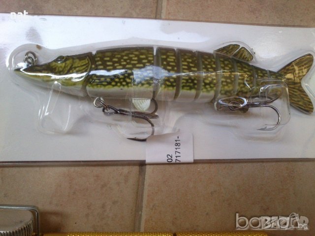 Воблер 3D Щука 13 см - 15 лв 