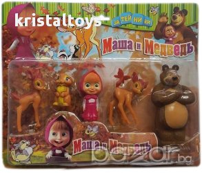 Маша и мечока - комплект от пет части 