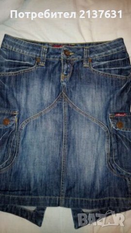 Дамска Дънкова пола размер M, снимка 1