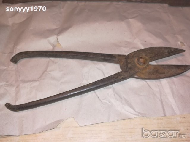 стари ножици за ламарина-29см, снимка 2 - Колекции - 20979240