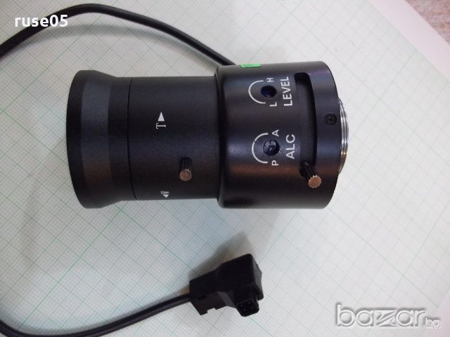 Вариообектив "EVETAR-CCTV LEN" от камера за наблюд. работещ, снимка 3 - Камери - 18454867