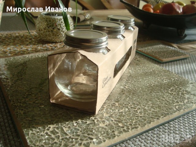 " Стъклени бурканчета " - за подправки, снимка 5 - Аксесоари за кухня - 23412702