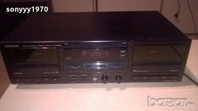 kenwood kx-w6030 made in japan-внос швеицария, снимка 7 - Ресийвъри, усилватели, смесителни пултове - 18763908