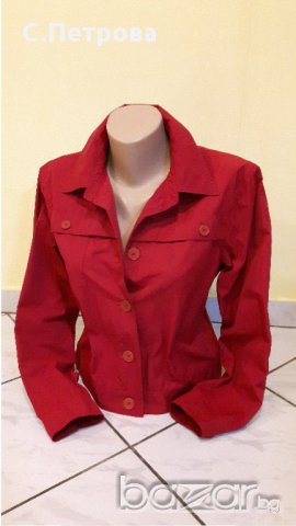 Дамско червено яке "Jones" Л рр., снимка 4 - Якета - 14844550