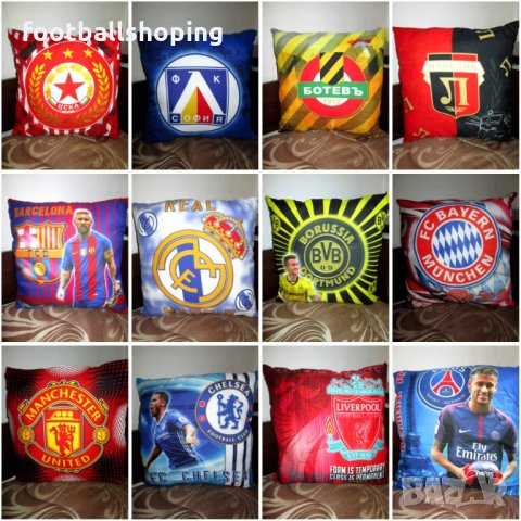 Декоративни възглавнички на различни Футболни отбори, снимка 2 - Други - 12940383