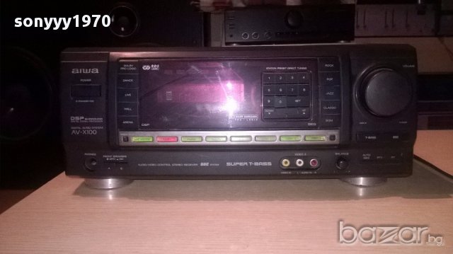 Aiwa av-x100ez stereo receiver-внос швеицария, снимка 7 - Ресийвъри, усилватели, смесителни пултове - 17143243