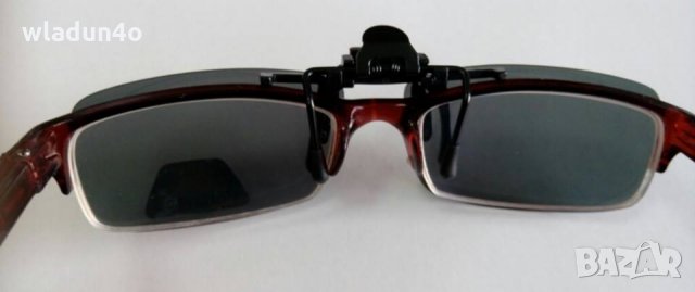 CLIP ON-С ПОЛЯРИЗАЗИЯ за диоптрични очила/ФОРХЕНГЕР*ПромО33лв, снимка 13 - Слънчеви и диоптрични очила - 23594030