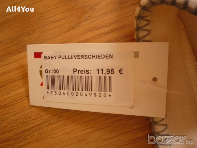 Швейцарски топъл пуловер /с етикет/, снимка 5 - Жилетки и елечета за бебе - 10896755