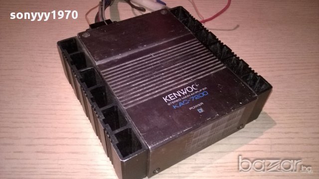 Kenwood kac-7200 stereo amplifier made in japan-внос швеицария, снимка 4 - Аксесоари и консумативи - 13367166