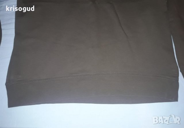 Тъмно кафяв стилен и марков мъжки пуловер H&M, размер: М, снимка 8 - Блузи - 23490970