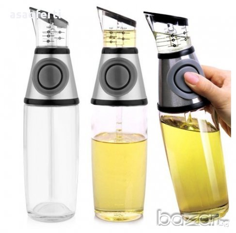 Диспенсър с дозатор за олио или оцет, снимка 3 - Прибори за хранене, готвене и сервиране - 14855122