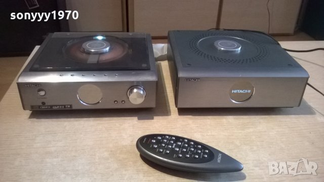 hitachi-cd/amplifier/aux/tuner-без remote-внос швеция, снимка 1 - Ресийвъри, усилватели, смесителни пултове - 24237825