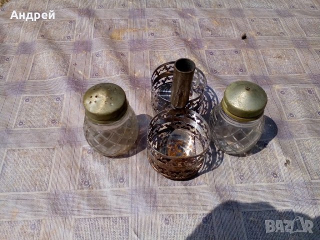 Стара солница #2, снимка 4 - Антикварни и старинни предмети - 21887681