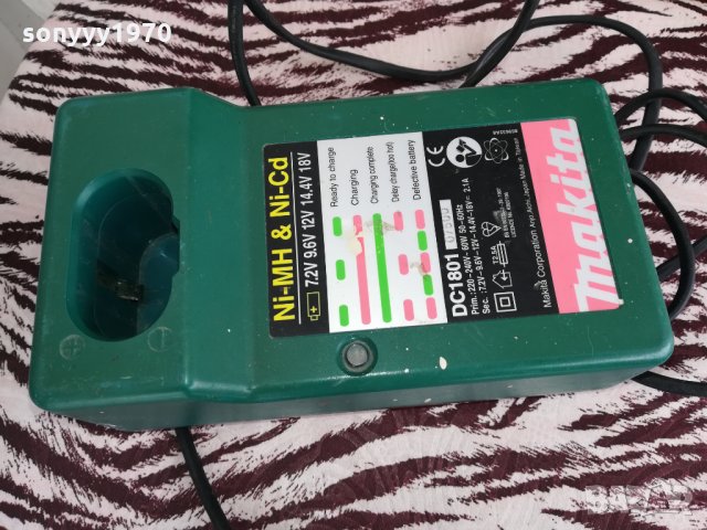 makita battery charger-до 18v-внос англия, снимка 2 - Винтоверти - 23628520