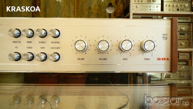 PHILIPS 591, снимка 4 - Ресийвъри, усилватели, смесителни пултове - 15706371