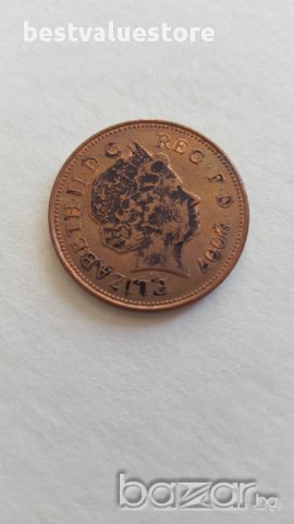 Монета От 2 Английски Пени От 2007г. / 2007 2 UK Pence Coin KM# 987 Sp# 4690, снимка 3 - Нумизматика и бонистика - 15889442