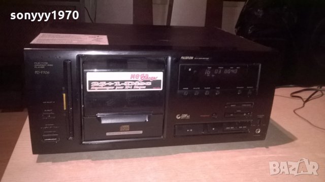 pioneer pd-f706 mega changer 25+1 disc-внос швеицария, снимка 2 - Ресийвъри, усилватели, смесителни пултове - 23857182