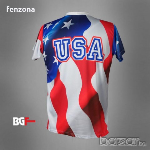 BGF Фланелка USA, снимка 3 - Тениски - 21434388