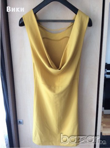 рокля цвят горчица , снимка 6 - Рокли - 15991865