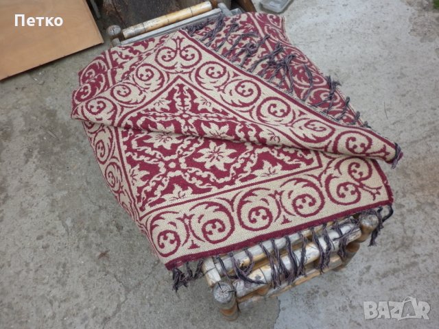 Стар килим черга  не е ползван  170 / 80 см, снимка 3 - Антикварни и старинни предмети - 25400239