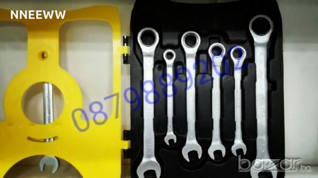 Ключ звездогаечен с тресчотка-/8,10,12,13,14,17,19mm/, снимка 2 - Ключове - 21005346