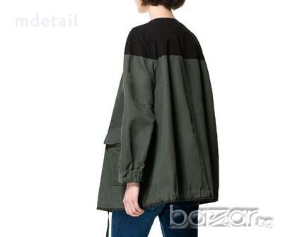 ZARA есенно/пролетно яке  каки, снимка 4 - Якета - 12250535