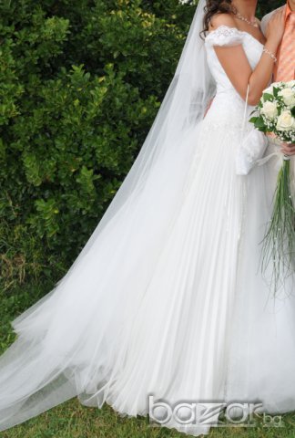 дизайнерска булченска рокля и аксесоари, снимка 10 - Рокли - 6873652