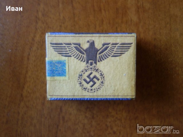 Немски Кибрит ВСВ WWII WW2 Адолф Хитлер Фюрера,Третия Райх, снимка 2 - Колекции - 20372097