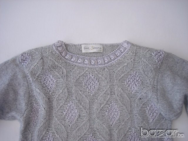 Дамска блуза, 50% ангора , L , снимка 2 - Блузи с дълъг ръкав и пуловери - 18235931