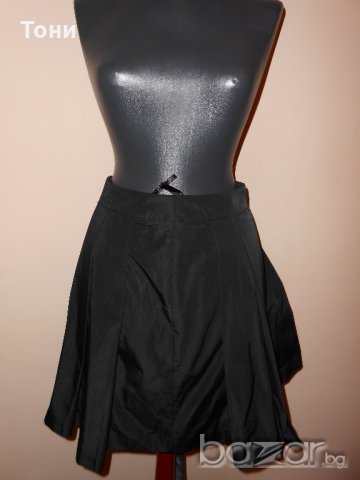 Черна промазана пола Esprit, снимка 10 - Поли - 20311912