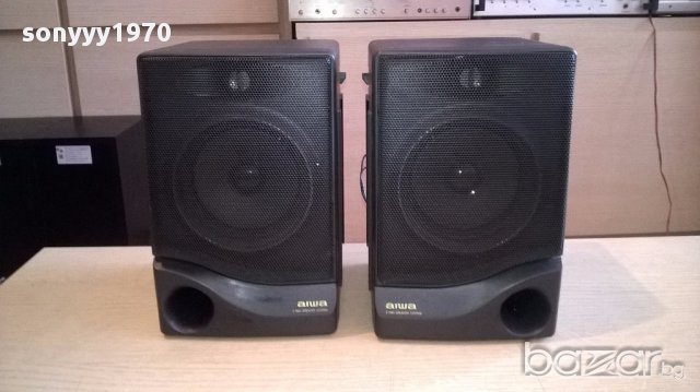 Aiwa 2 way speaker system 2бр-22х16х14см-внос швеицария, снимка 5 - Тонколони - 17832025