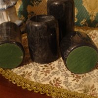   Комплект мраморни свещници , снимка 3 - Декорация за дома - 18622616