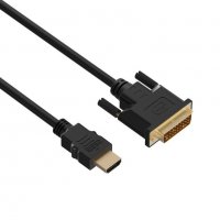 Кабел HDMI to DVI-D - 3 метра, снимка 4 - Кабели и адаптери - 20628735
