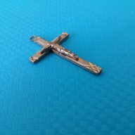 стар християнски кръст разпятие медальон , снимка 2 - Колиета, медальони, синджири - 15264568