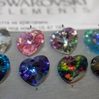 Гривна Сваровски "Heart'' 11мм. Crystals from SWAROVSKI® , снимка 2 - Гривни - 23350899