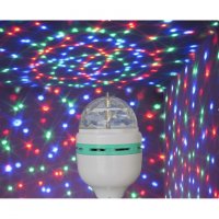 Диско Лампа Led-rgb, 3w, снимка 1 - Крушки - 23821716