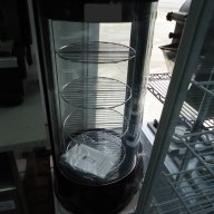 1. Вертикална  витрина за торти кръгла нова или втора употреба цвят черна средно-температурна , снимка 7 - Витрини - 9308984