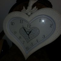 Стенен часовник във формата на сърце Baoli Clock quartz, снимка 2 - Стенни часовници - 18622106