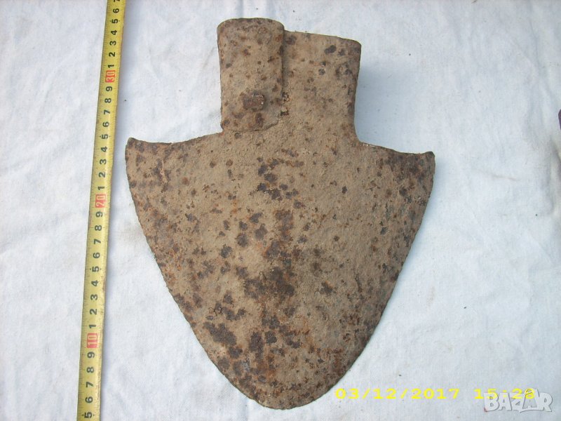 стар масивен кован лемиш , рало плуг , снимка 1
