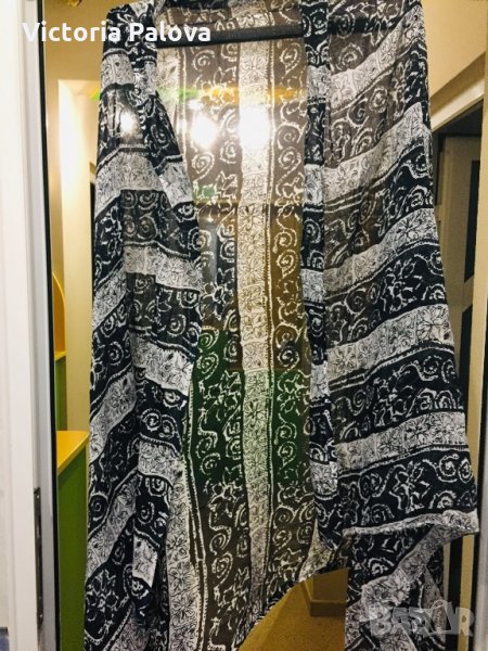 Голям красив тънък шал 200/115см, снимка 1