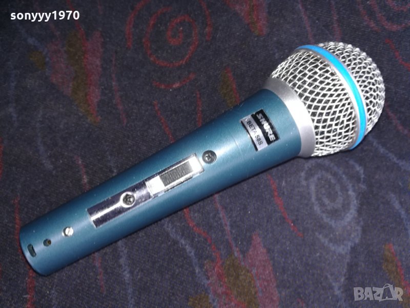 shure profi microphone-жичен и марков-внос швеицария, снимка 1