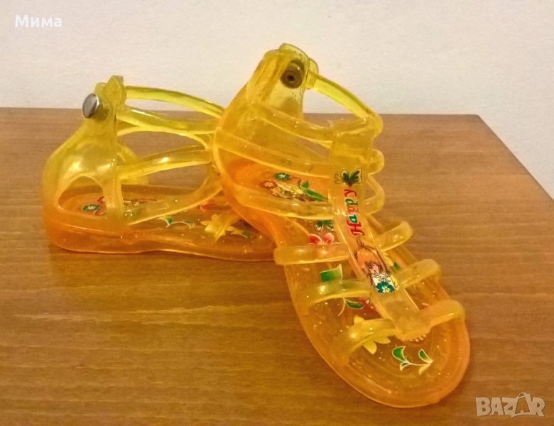 Нови силиконови сандали, № 25-26,  стелка 15,5 -16 см., 4 лв., снимка 1