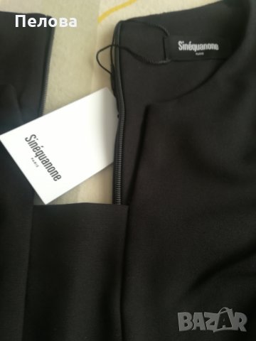 Стилна черна рокля Sinequanone, снимка 3 - Рокли - 25111231