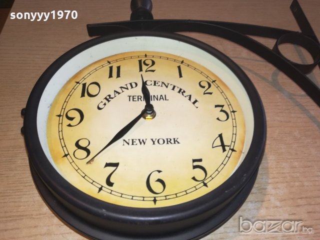 grand central terminal-new york-двоен часовник-внос швеицария, снимка 2 - Колекции - 21178624