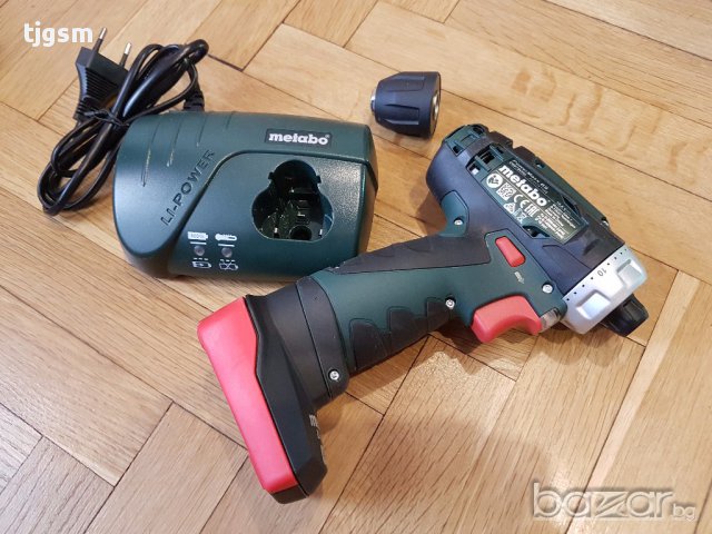 Винтоверт акумулаторна отвертка Metabo PowerMaxx BS Quick Pro 10.8 V, 1 батерии, 4 Ah, снимка 4 - Други машини и части - 17553263