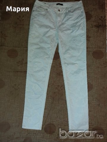 Бял памучен панталон 5 лв, снимка 8 - Панталони - 19079275
