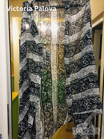 Голям красив тънък шал 200/115см