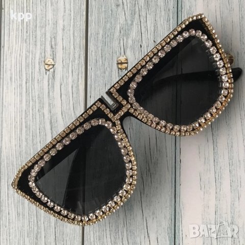Слънчеви очила с кристали код 126191, снимка 1